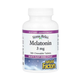 Natural Factors, Stress-Relax, Melatonin, 3 Mg, 180 Chewable Tablets