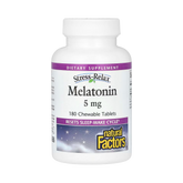 Natural Factors, Stress-Relax, Melatonin, 5 Mg, 180 Chewable Tablets