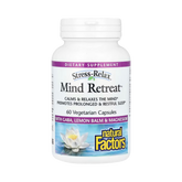 Natural Factors, Stress-Relax, Mind Retreat, 60 Vegetarian Capsules
