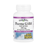 Natural Factors, Stress-Relax, Pharma GABA, 250 Mg, 60 Vegetarian Capsules