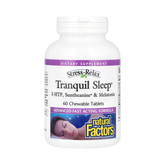 Natural Factors, Stress-Relax, Tranquil Sleep, 60 Chewable Tablets