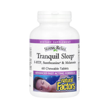Natural Factors, Stress-Relax, Tranquil Sleep, 60 Chewable Tablets
