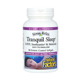 Natural Factors, Stress-Relax, Tranquil Sleep, 90 Enteric Coated Softgels