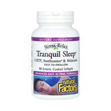 Natural Factors, Stress-Relax, Tranquil Sleep, 90 Enteric Coated Softgels
