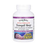 Natural Factors, Stress-Relax, Tranquil Sleep, Extra Strength, 60 Chewable Tablets