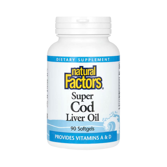 Natural Factors, Super Cod Liver Oil, 90 Softgels