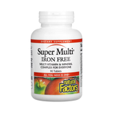 Natural Factors, Super Multi, Iron Free, 90 Tablets