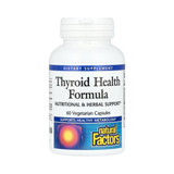 Natural Factors, Thyroid Health Formula, 60 Vegetarian Capsules