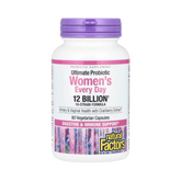 Natural Factors, Ultimate Probiotic Women's Every Day, 12 Billion, 60 Vegetarian Capsules