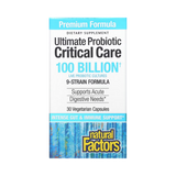 Natural Factors, Ultimate Probiotic, Critical Care, 100 Billion CFU, 30 Vegetarian Capsules