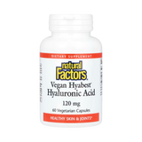 Natural Factors, Vegan Hyabest, Hyaluronic Acid, 120 Mg, 60 Vegetarian Capsules
