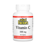 Natural Factors, Vitamin C, 500 Mg, 90 Tablets