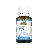Natural Factors, Vitamin D3 Drops for Kids, Unflavored, 10 mcg (400 IU), 0.5 fl oz (15 ml)