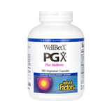 Natural Factors, WellBetX PGX, Plus Mulberry, 180 Vegetarian Capsules