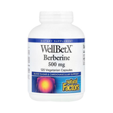 Natural Factors, WellBetX, Berberine, 500 Mg, 120 Vegetarian Capsules