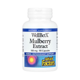 Natural Factors, WellBetX, Mulberry Extract, 100 Mg, 90 Capsules