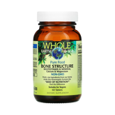 Natural Factors, Whole Earth & Sea, Bone Structure Multivitamin & Mineral, Calcium & Magnesium, 60 Tablets
