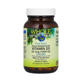 Natural Factors, Whole Earth & Sea, Vegan Bioenhanced Vitamin D3, 25 mcg (1,000 IU), 90 Vegetarian Capsules