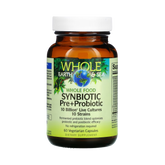 Natural Factors, Whole Earth & Sea, Whole Food Synbiotic Pre+Probiotic, 10 Billion, 60 Vegetarian Capsules