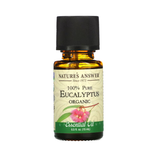 Nature's Answer - Organic Essential Oil, Pure Eucalyptus, 0.5 OZ