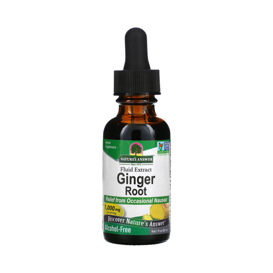 Nature’s Answer - Ginger Root Alcohol Free Extract, 1 Oz