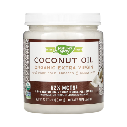 Nature's Way, Organic Extra Virgin Coconut Oil, 32 Oz