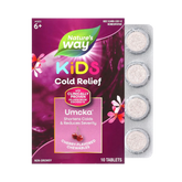 Nature's Way, Umcka, Kids Cold Relief, Non-Drowsy, For Ages 6+, Cherry, 10 Chewable Tablets