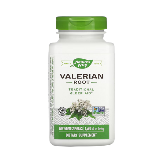 Nature's Way, Valerian Root, 1,590 Mg, 180 Vegan Capsules