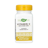 Nature's Way, Vitamin C With Rose Hips, 100 Capsules