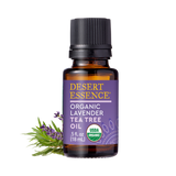 Desert Essence, Organic Lavender Tea Tree Oil, 0.6 Fl Oz