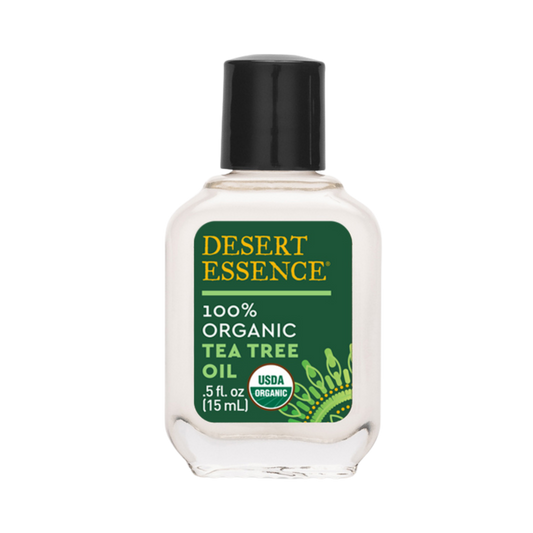 Desert Essence, Organic Tea Tree Oil, 0.5 Fl Oz
