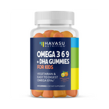Havasu Nutrition, Omega Gummies for Kids, Lemon & Orange Flavors, 60 Gummies