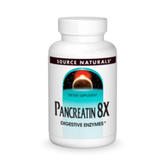 Source Naturals, Pancreatin 8X, 500 Mg, 50 Capsules