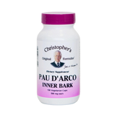 Christopher's Original Formulas, Pau D'Arco Bark, 100 Capsules