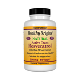 Healthy Origins, Resveratrol, Trans-Resvertrol, 300 Mg, 60 Veggie Caps