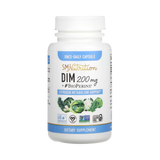 SMNutrition, DIM + BioPerine, 200 Mg, 60 Capsules