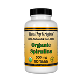 Healthy Origins, Spirulina, 500 Mg, 180 Organic Tabs