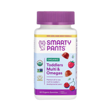 SmartyPants Vitamins, Organic Toddlers Multi & Omegas Gummies, 60 Organic Gummies