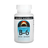Source Naturals, B-6, 50 mg, 100 Tablets