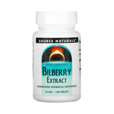 Source Naturals, Bilberry Extract, 50 mg, 120 Tablets