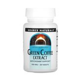 Source Naturals, Green Coffee Extract, 500 Mg, 30 Tablets