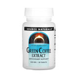 Source Naturals, Green Coffee Extract, 500 Mg, 30 Tablets