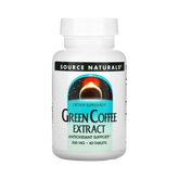 Source Naturals, Green Coffee Extract, 500 Mg, 60 Tablets