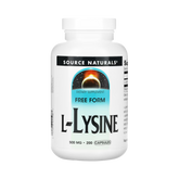 Source Naturals, L-Lysine, 500 Mg, 200 Capsules