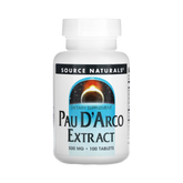 Source Naturals, Pau D'Arco Extract, 500 Mg, 50 Tablets