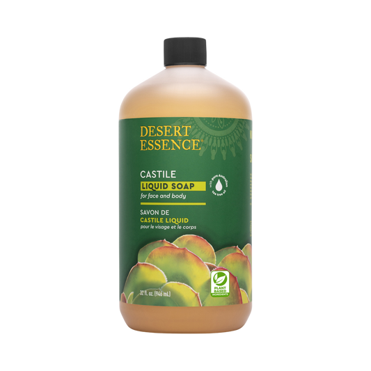 Desert Essence, Tea Tree Oil Liquid Castile Soap Refill, 32 Fl Oz