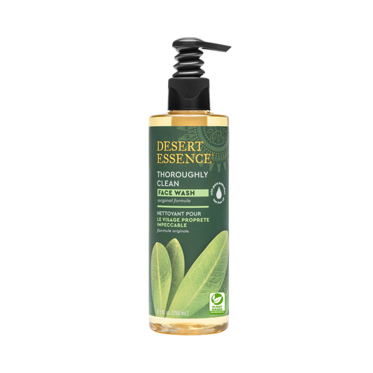 Desert Essence, Thoroughly Clean Tea Tree Oil Face Wash, 8 Fl Oz