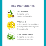 Derma E, Tea Tree and Vitamin E Relief Cream, 4 Oz