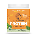 Sunwarrior, Classic Plus Protein, Unflavored, 375 g