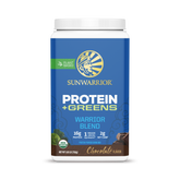 Sunwarrior, Warrior Blend, Protein + Greens, Chocolate, 750 g